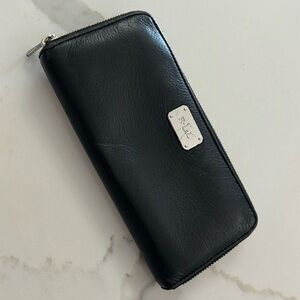 Lauren Ralph Lauren Zip-Around Leather Wallet